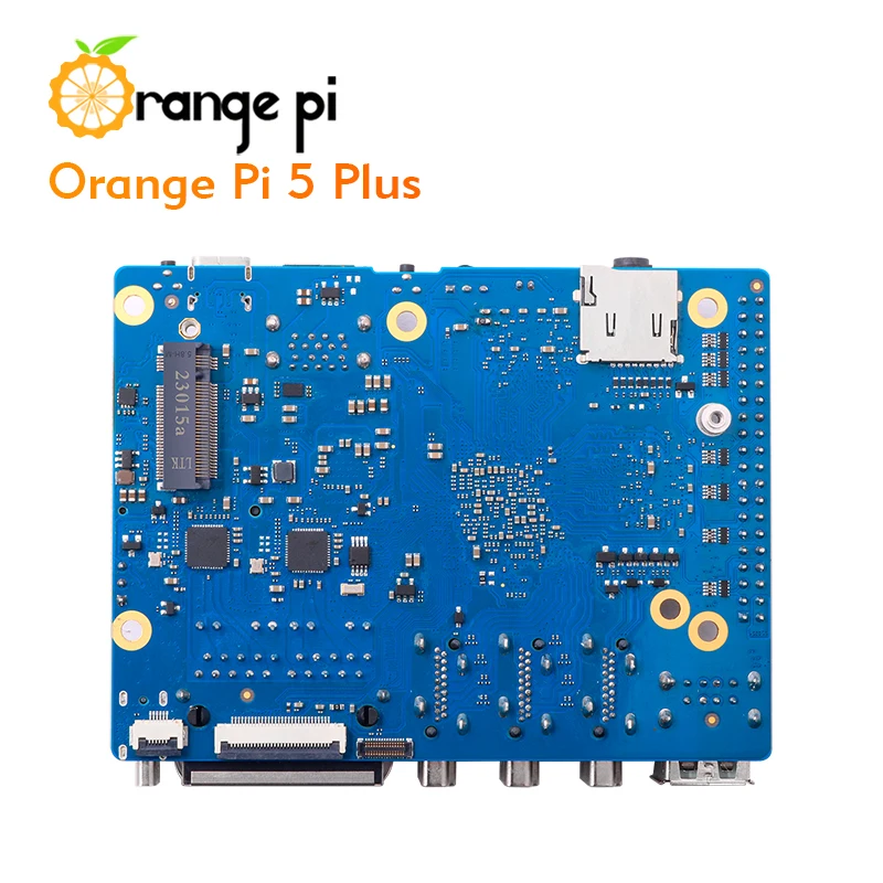 Orange Pi 5 Plus 16GB RK3588 2.4G Dual Ethernet Ports with PCIE Computer Run Android Ubuntu Debian OS Development Single Board