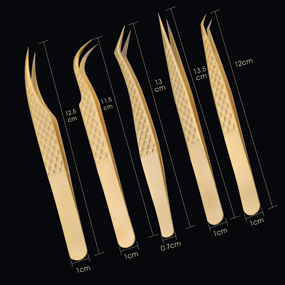Gold Tweezer Thick Boot L- 90 Degree