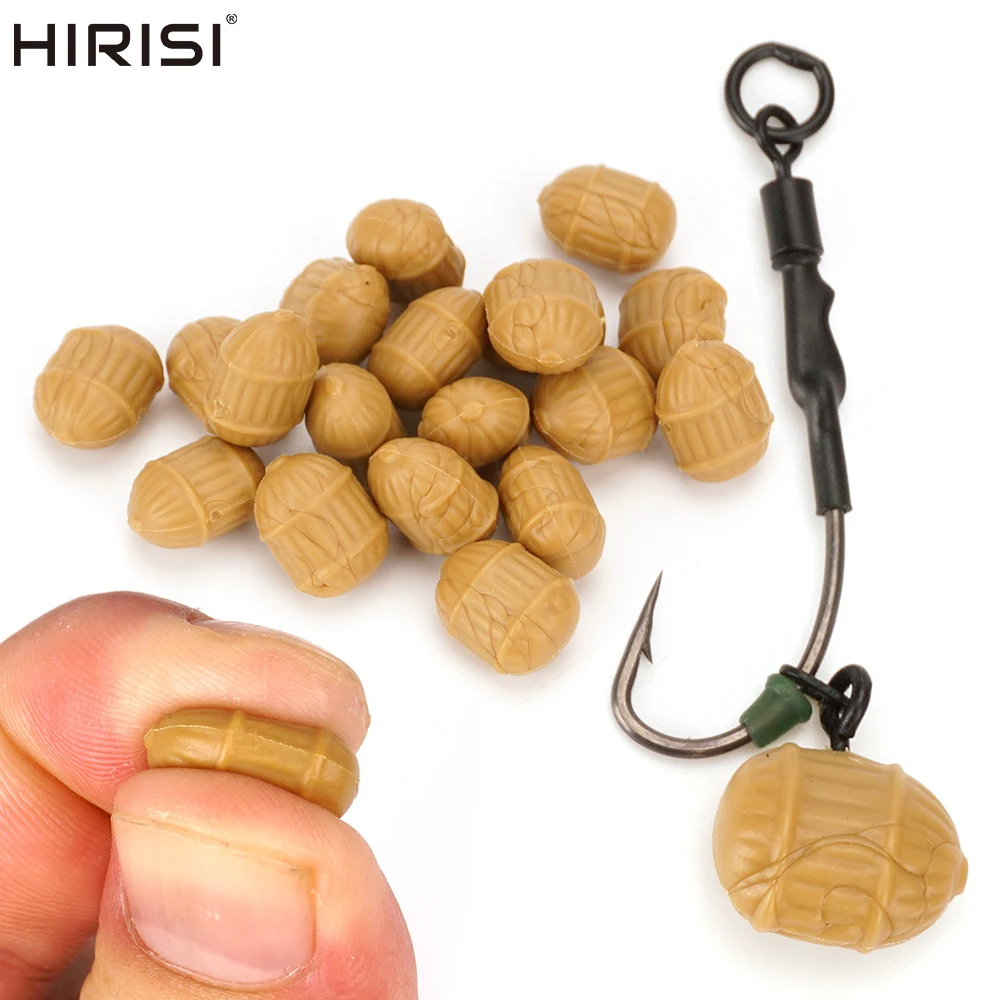 20 appâts souples flottants noix tigrée Hirisi pour carpe - leurres artificiels outils accessoires pêche MA110