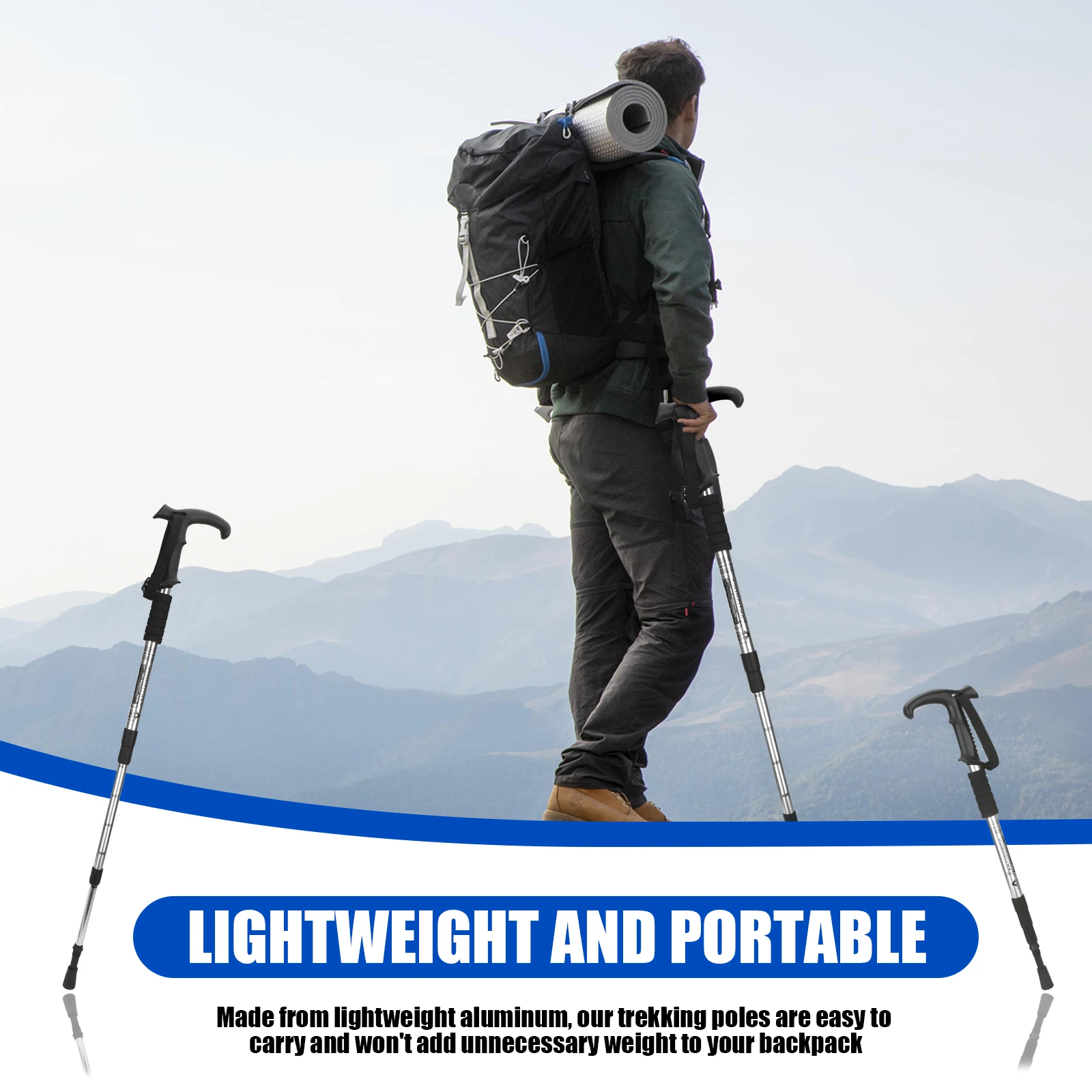 Adjustable Trekking Pole 2