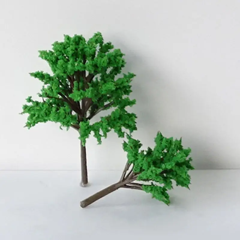 

5pcs Miniature Model Peach Trees DIY Landscape Tree Bonsai Moss Plant Ornament Drop shipping