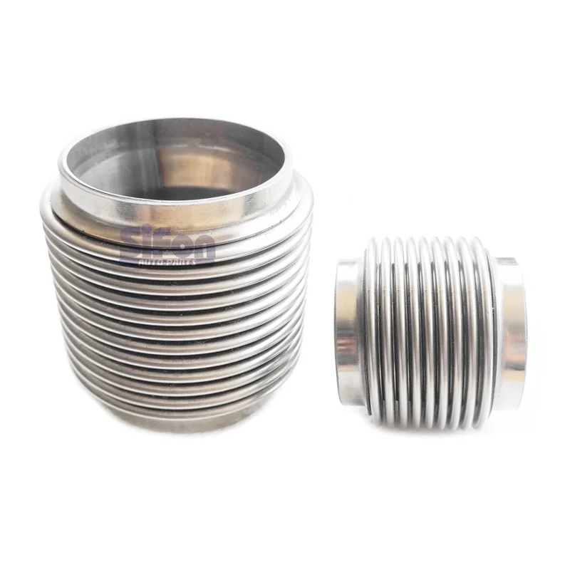 Built in catheter double layer Pressure relief valve soft connection Flex Pipe Bellow Flexible Joint Coupler auto accessories exhaust control valve exhaust pipe valve