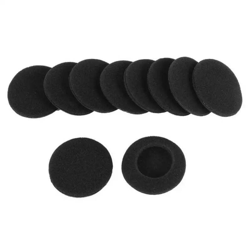 1 páros Kicserélés Tajték Fül Lábszárvédő 35MM 40MM 45MM 50MM 55MM 60MM 65MM headphone Fül Párna