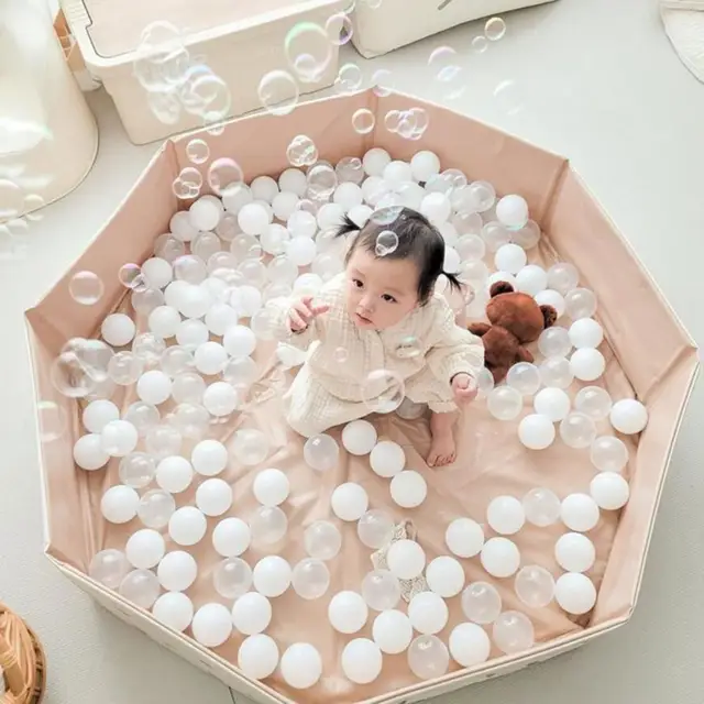 Foldable Dry Pool Infant Ball Pit Ocean Ball Playpen For Baby Ball Pool Playground Toys For Children Kids Birthday Gift 4