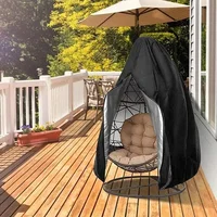 Chair Cover Anti-Dust Hanging Chair Cover Waterproof Protector Cover Hanging For Outdoor Swing Chair Hanging Kitchen Organizer 2