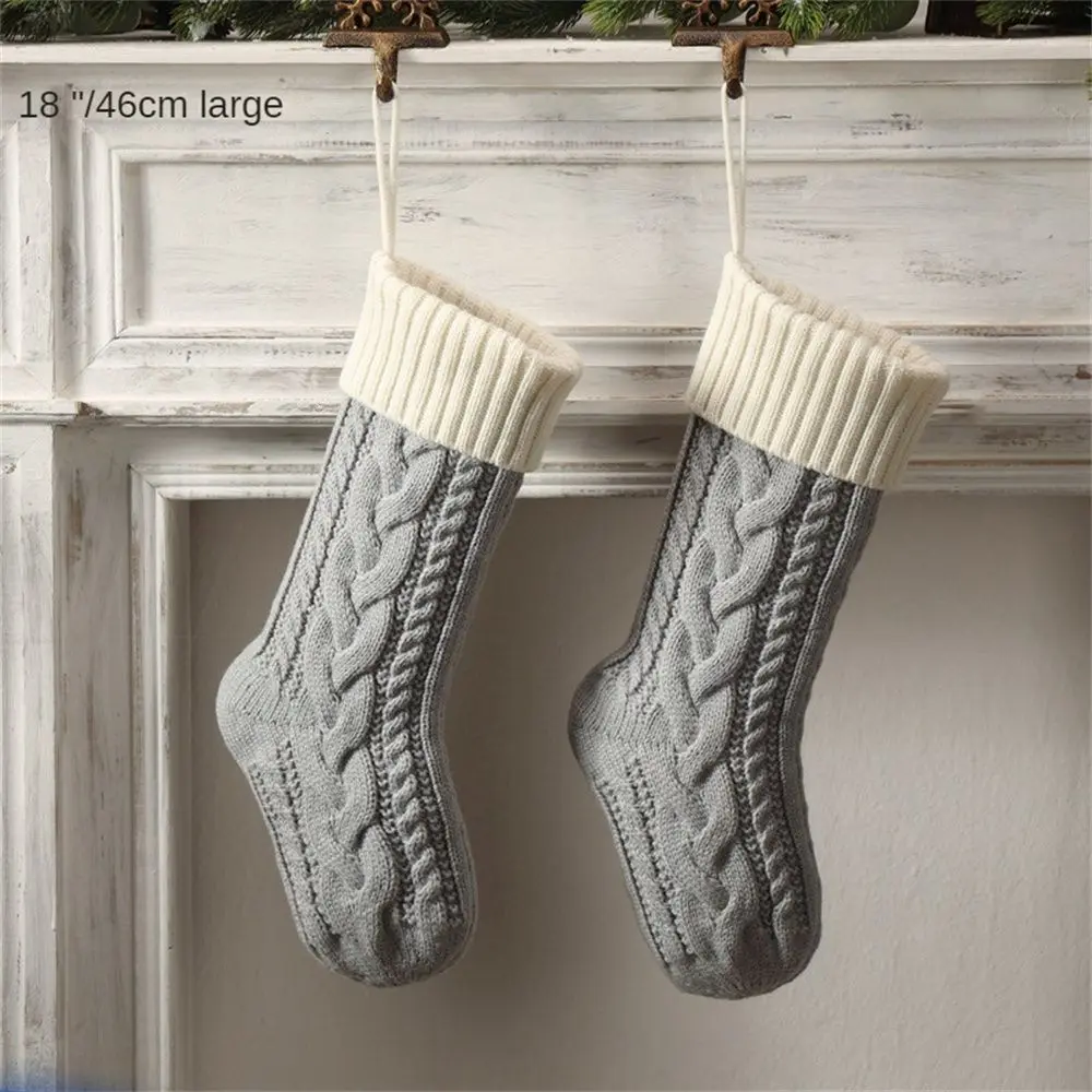 

Декоративные носки, экологически чистые, многоразовые, износостойкие, высокой емкости, удобные, подарок на Рождество, носки, носки, подвески