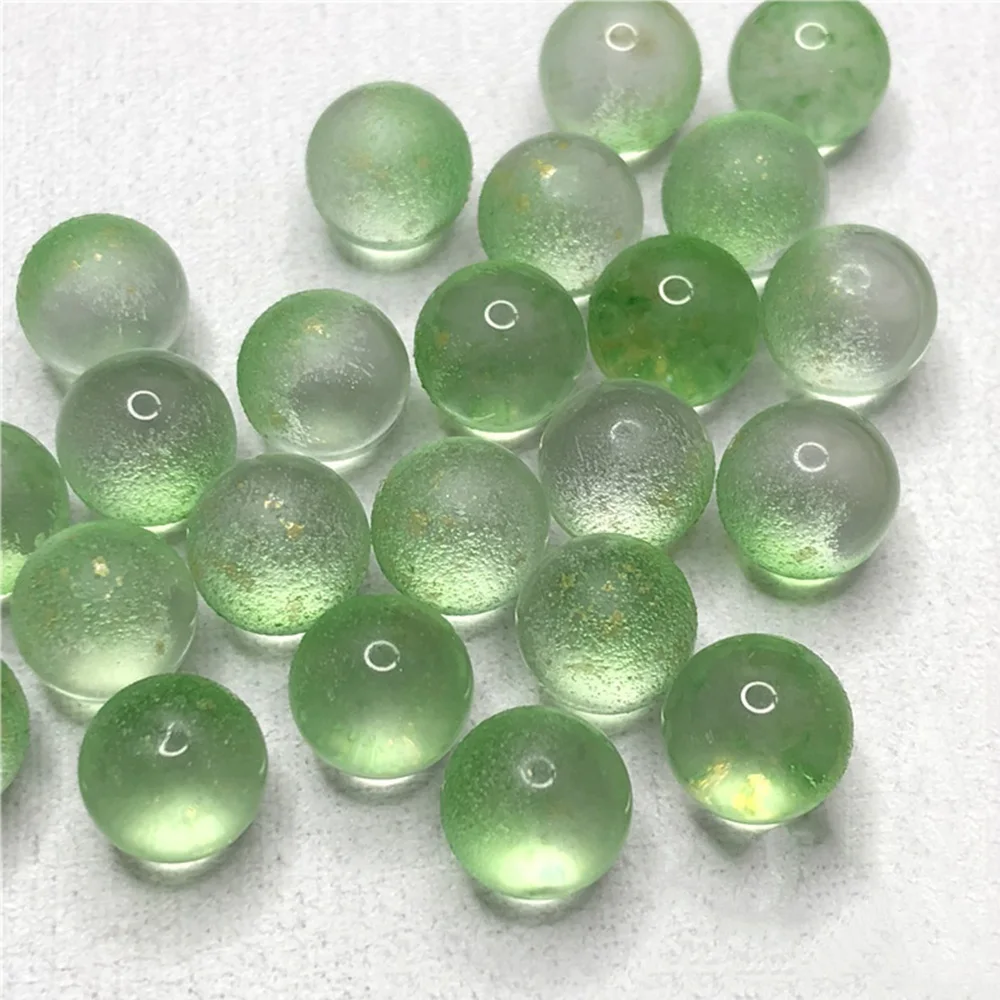 5-50Pcs Dia10mm 형광 크리스탈 공 빛나는 유리 공 물고기 탱크 홈 인테리어 DIY 어린이 장난감 수족관 장식품