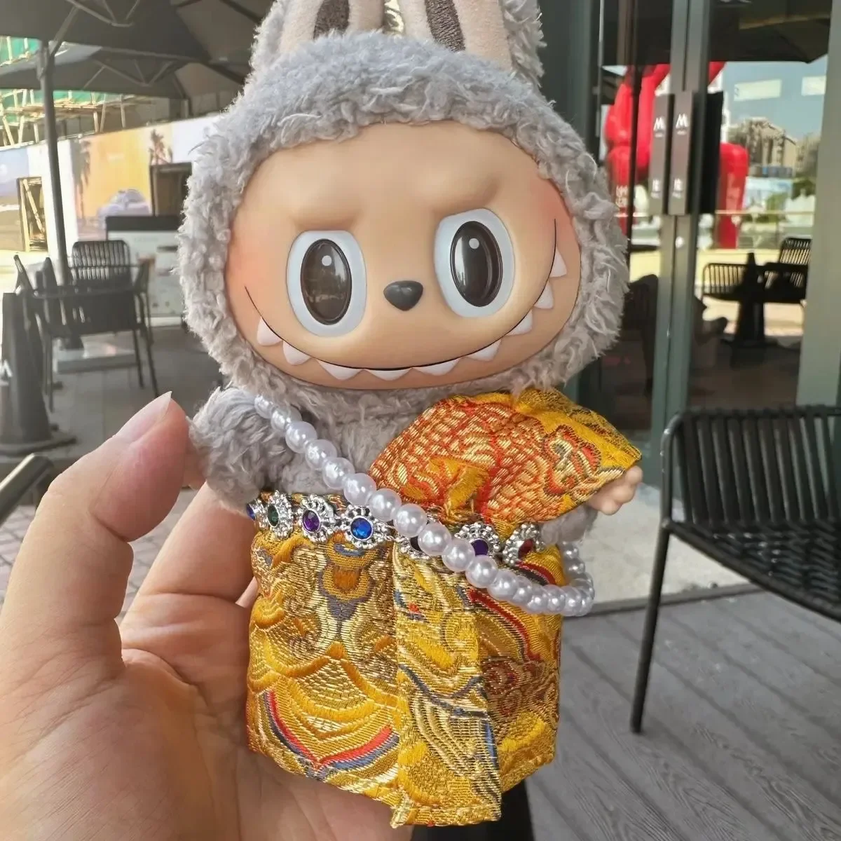 For 17cm Labubu Thai Traditional Decoration Doll Clothes Ropa Labubu V1V2V3 Fashion Outfit Accessories Cute Style 4