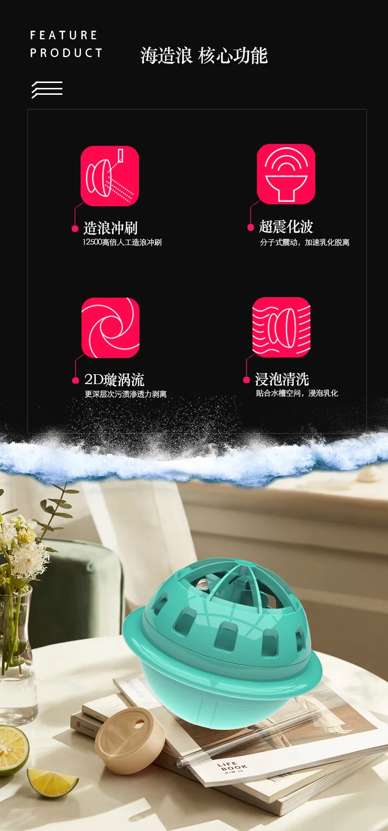 The Second Generation Ultrasonic Wave Maker Dish Washers Usb Portable Kitchen Dishwasher Lazy Surf Dish Washing Machines Aliexpress