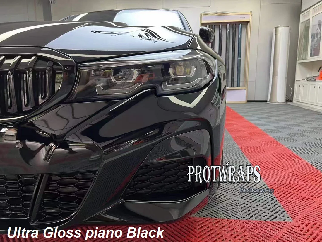 ULTRA-GLOSS® PIANO BLACK - Glossiest vinyl wrap ever.