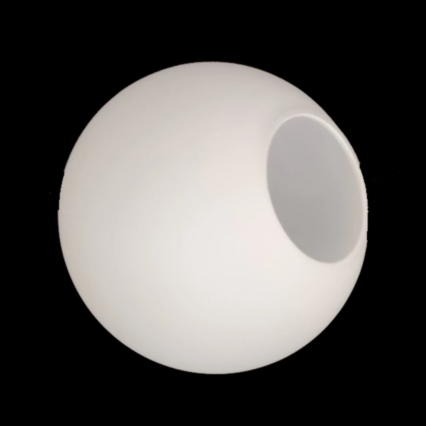 Paralume Sferico In Acrilico Bianco Latte – 2 Pezzi, Diametro 15 Cm, Attacco Filettato 8 Cm, Per Interni Ed Esterni