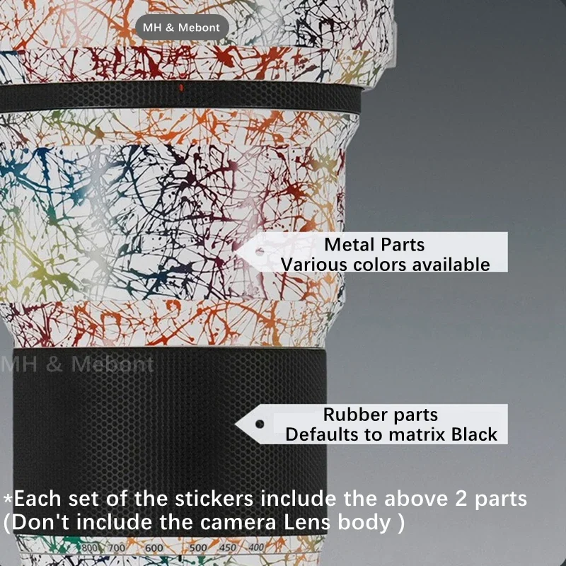 Customized Sticker For Sony FE 400-800mm F/6.3-8 G OSS SEL400800G Decal Skin Camera Lens Vinyl Wrap Film Coat 400-800 F6.3-8 2