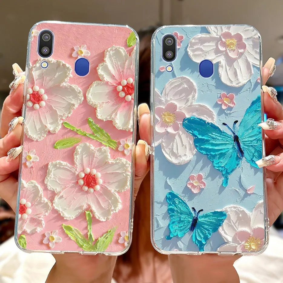 New Fashion Painted Clear Silicone Soft Slim Phone Case