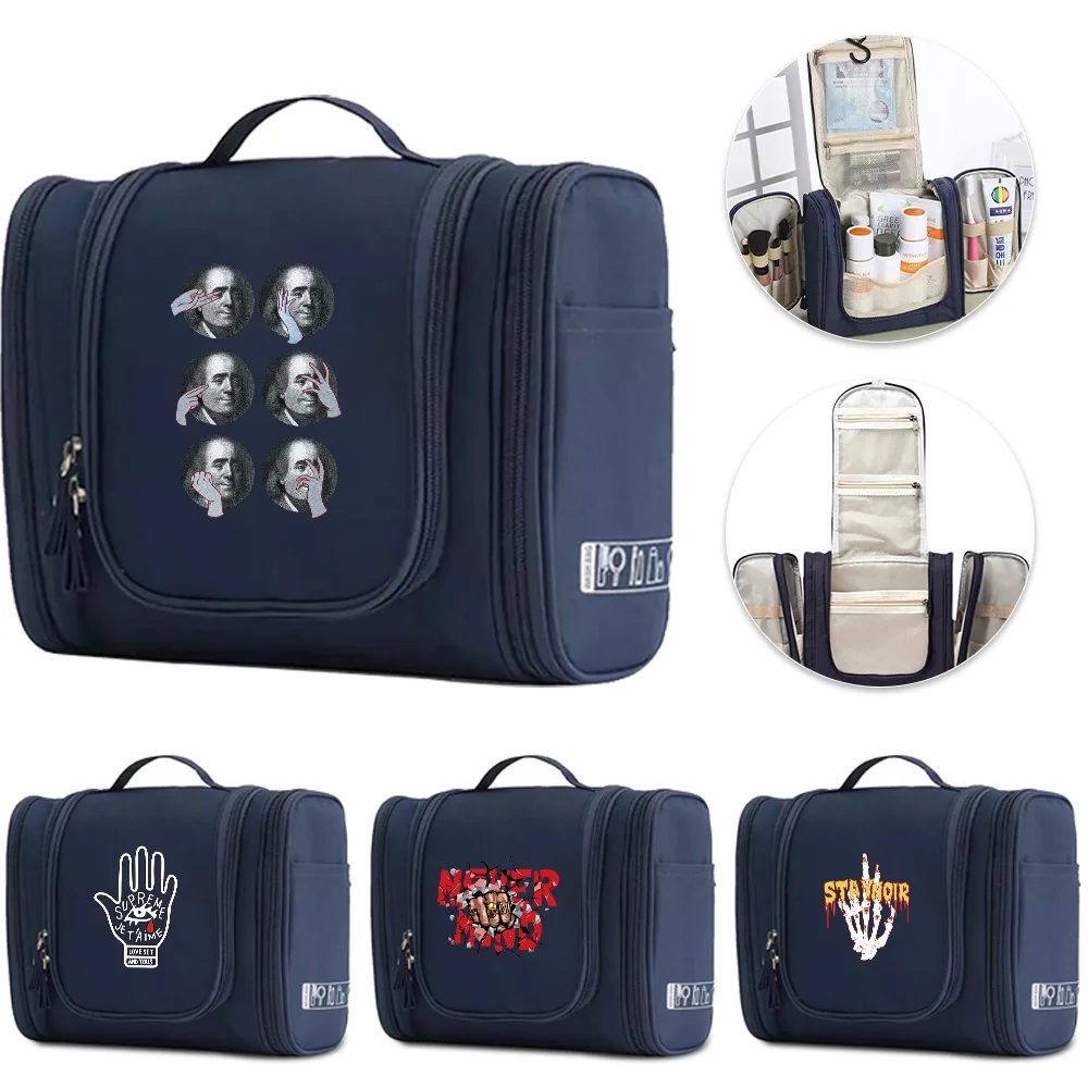 Hanging Travel Toiletry Bag - Portable Cosmetic and Makeup Organizer