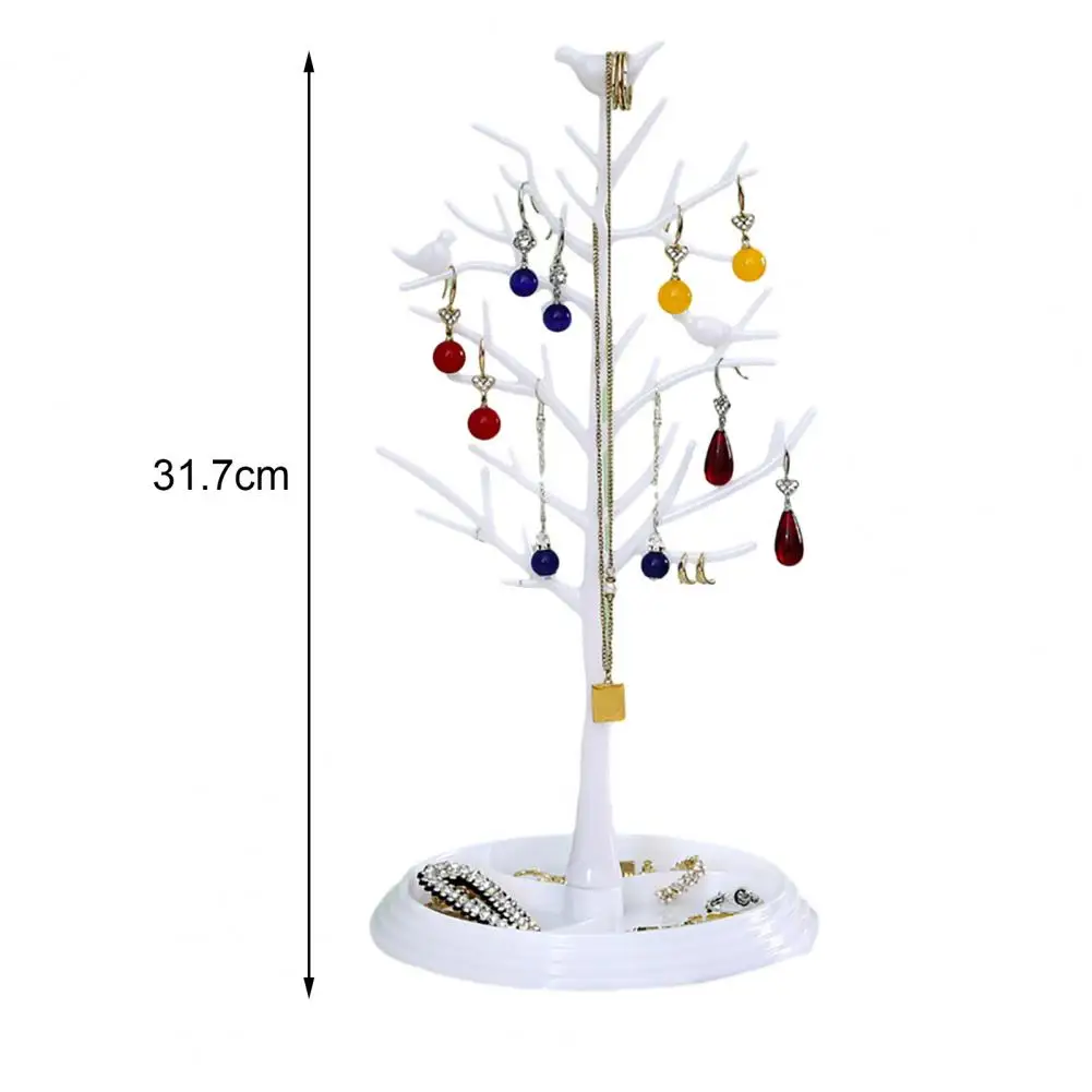 Portagioielli Con Uccelli Portagioielli A Forma Di Albero Con Uccellini - Design Vintage In Oro, Comodo E Spazioso Design Vintage Decorativo