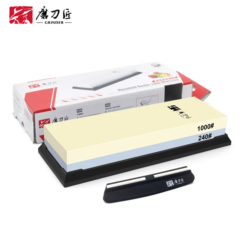 TAIDEA Sharpening Stone Knife Sharpener Whetstone Angle guide 180-8000# Double sided Kitchen System bamboo base | Дом и сад