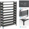 Multi-layer storage Rack, Large Capacity Organizer, bedroom furniture Shoe Shelf for 50 Pair, Book shelf, Versatile usage 6