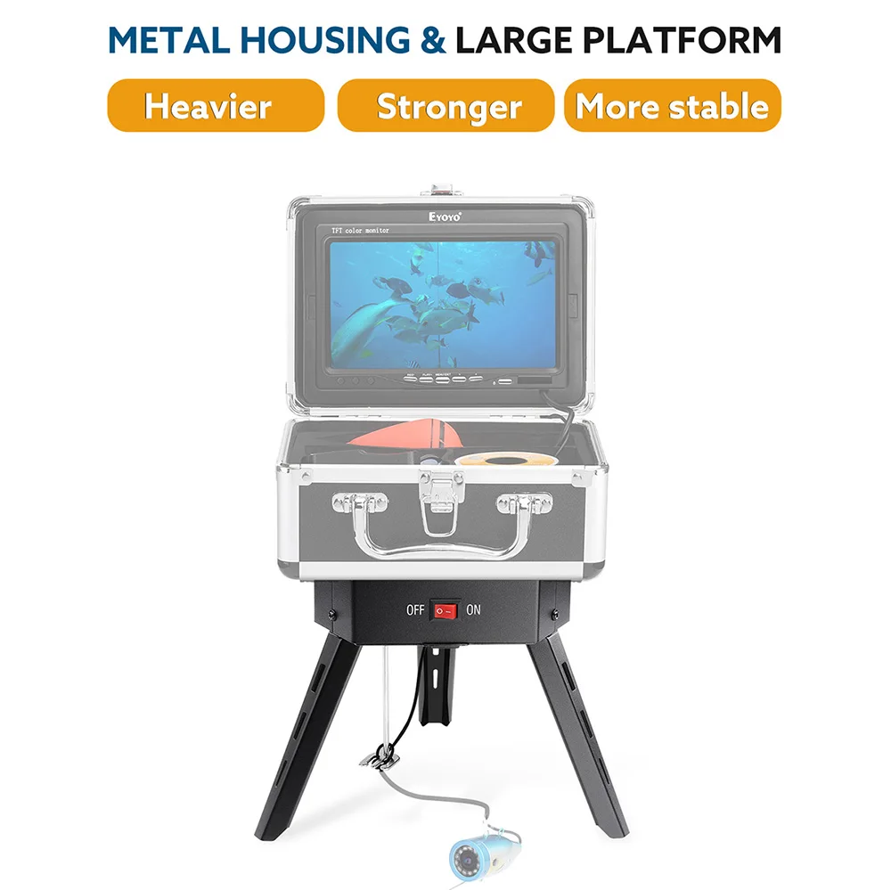 Underwater Fishing Camera Positioner 360&deg; Rotation Tripod Fishing Accessories