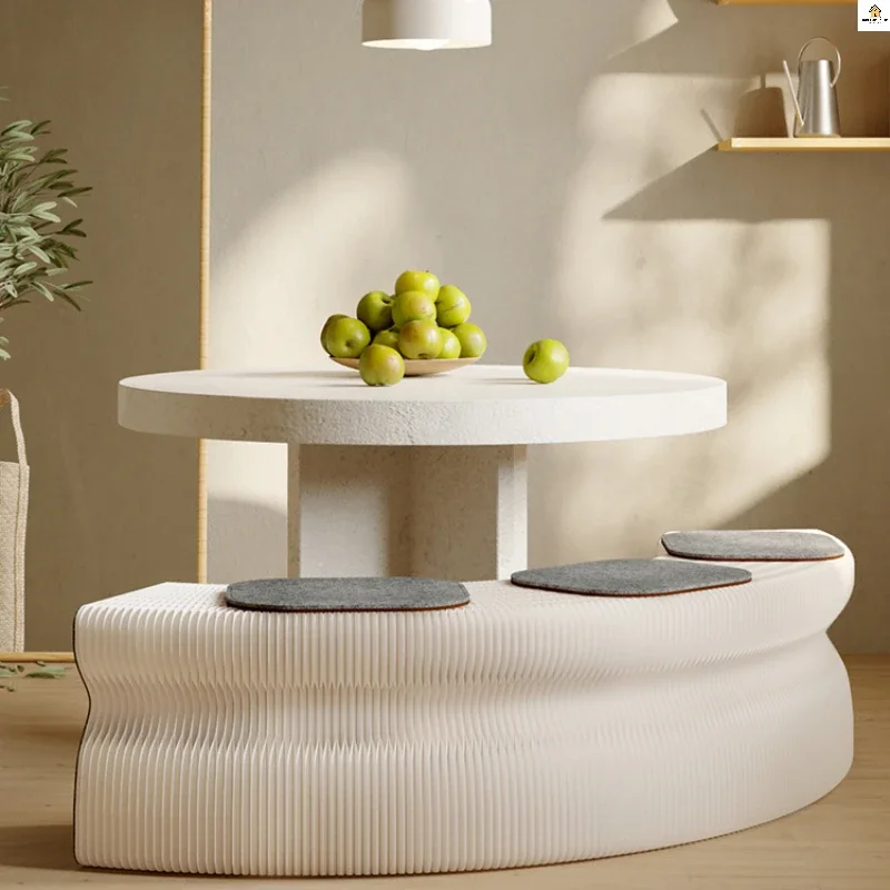 Creative and Environmentally Friendly Folding Retractable Low Stool, Fashionable Bench, Home and Restaurant, Paper Folding Chair