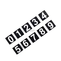Marumine MOC 1x1 Classic 3070 Printed Digital Tile Parts Building Blocks Bricks Model Toys Constructor Educational Accessories 2