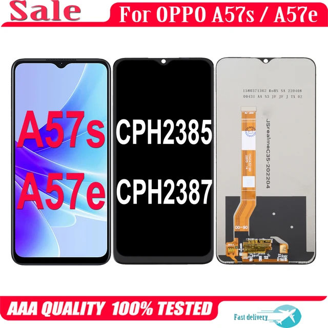 6.56'' Original For OPPO A57s A57e CPH2385 CPH2387 LCD Display Touch Screen  Digitizer Assembly - AliExpress