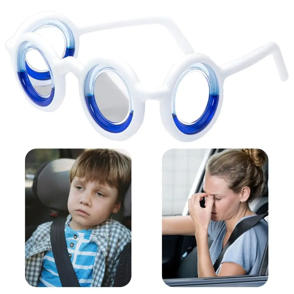Portable Anti-Dizziness Eyewear Natural Nausea Relief Glasses for Kids Adults Carsickness Airsickness Seasickness