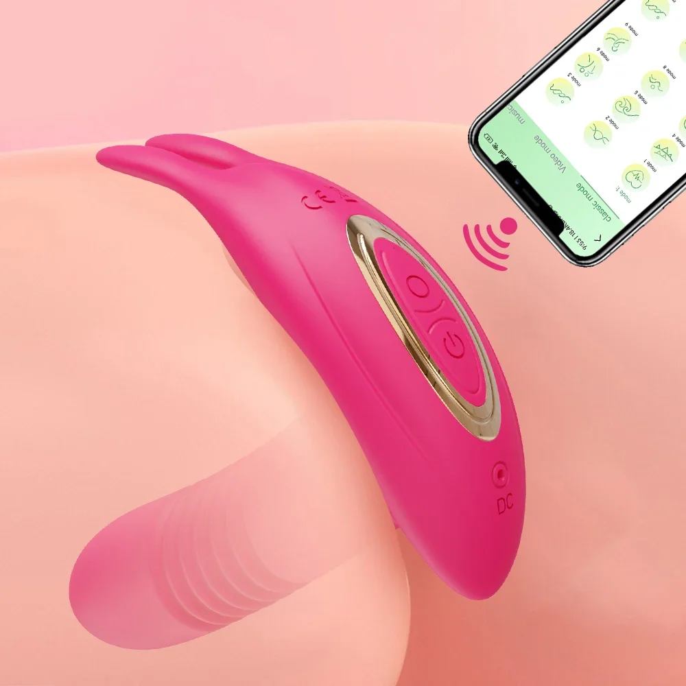Vibrator für Frauen APP Control Rotierende Teleskop Penetration Vagina Vibratoren Dildo G-punkt Massage Klitoris Stimulator Sex Spielzeug 1
