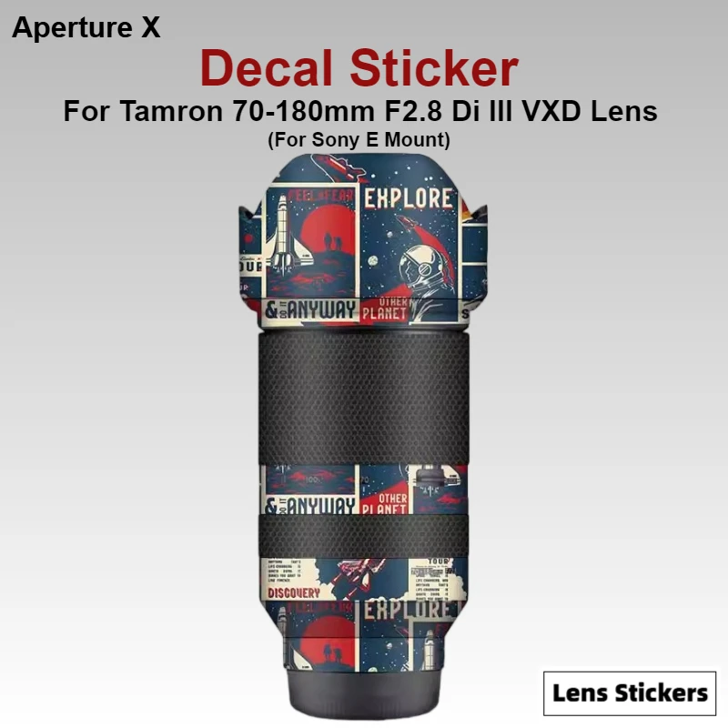 Tamron 70-180mm F2.8 Di III VXD ( E 마운트용) 스티커 긁힘 방지 코트 랩 보호 필름 바디 프로텍터 데칼 스킨