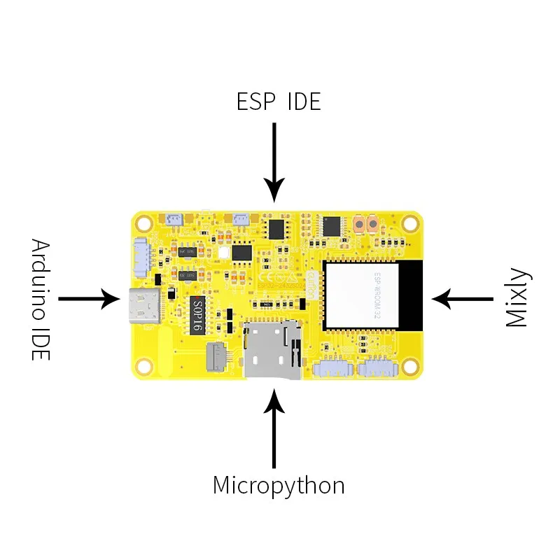 Smart Display para Arduino Lvgl Wifi e Placa de Desenvolvimento Bluetooth 2.4 240x320 Lcd Tft Touch Screen Esp-wroom32 Esp32 - Imagem 3