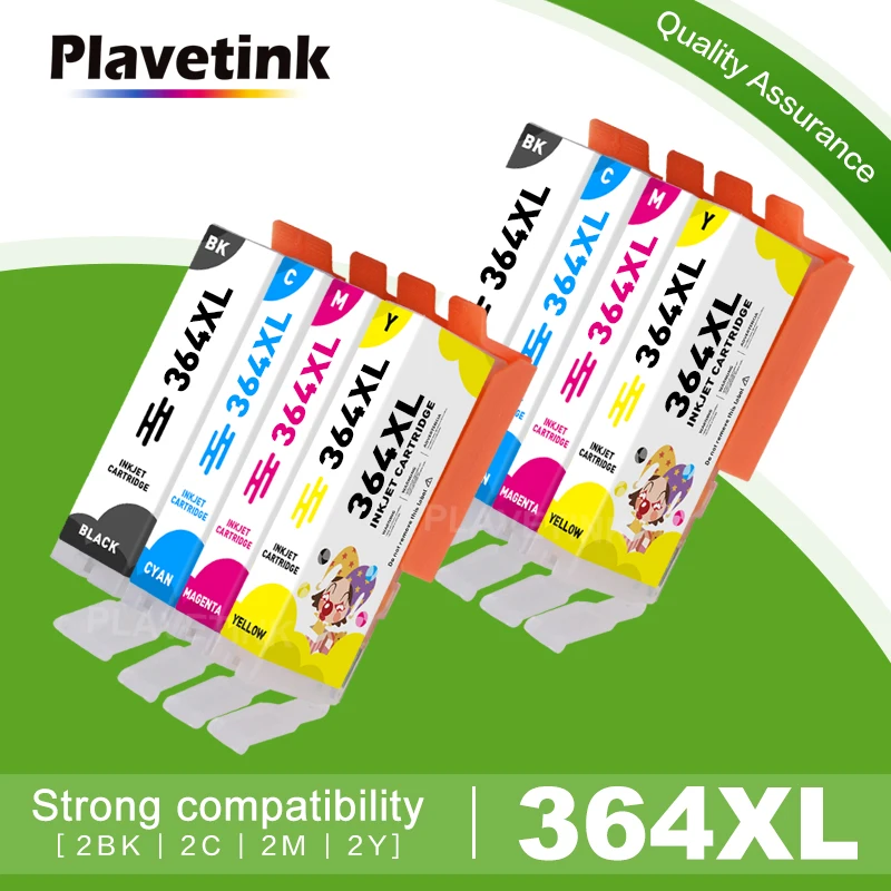 Cartuccia A Getto D'Inchiostro Plavetink 364Xl 364 Xl Compatibile Per Hp Photosmart 5510 5515 6510 B010 B109 B209 Deskjet 3070A Per Hp364