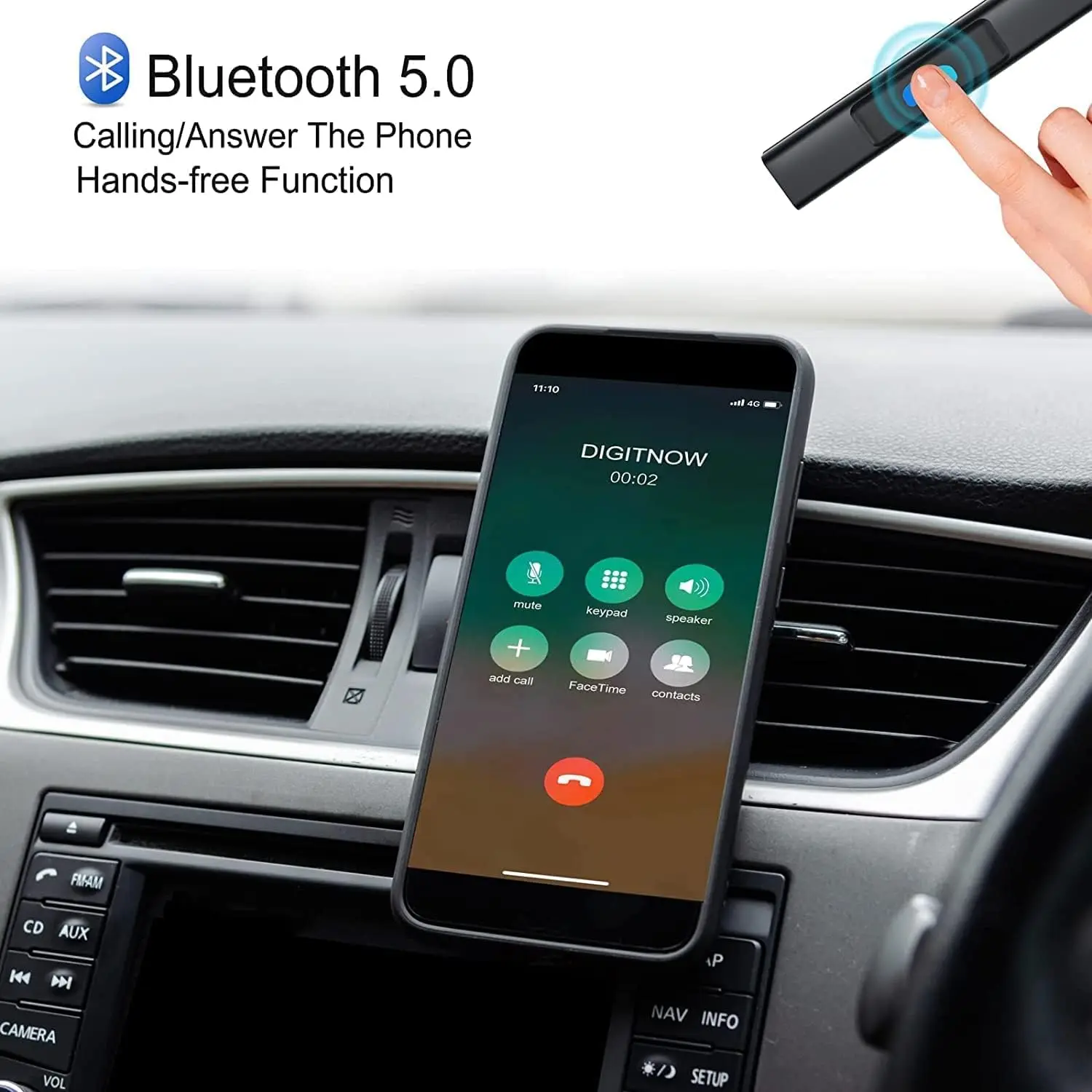 Audio Cassette Aux Adapter Tape Desk Player Mobile Phone Music Car Voice Hands Free