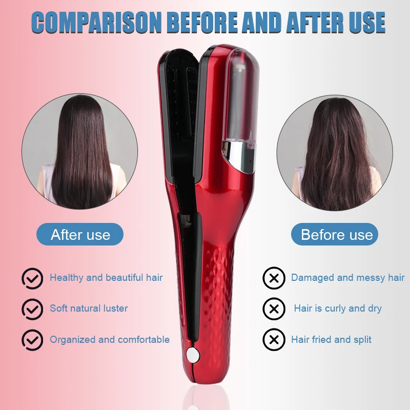 Rechargeable Cordless Split Hair Trimmer Hair Split Ends Trimmer Remover Damaged Repair Care Treatment Portable Home hair trimmer