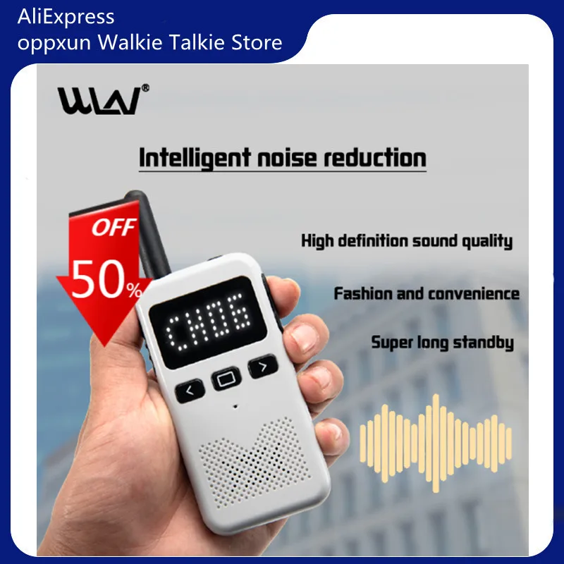 WLN KDC70 UHF Mini Handheld portable Walkie Talkie Scan CTCSS