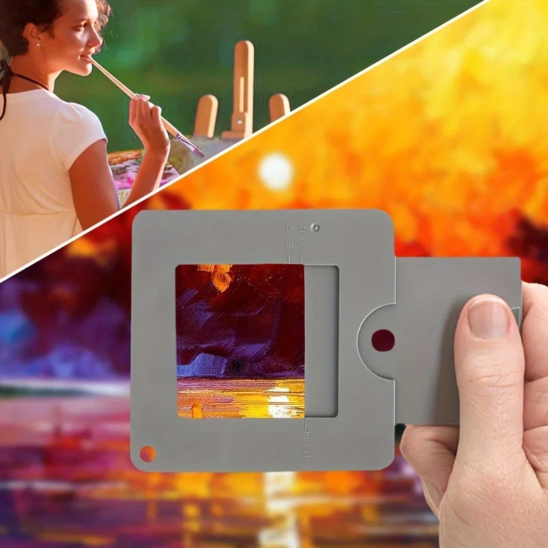 Sollee 2pack Viseur De Rapport D'or Viseur De Composition Fibonaccis Recherche Du Nombre D'or Règle Du Nombre D'or Polyvalente Pour Les Artistes Les Designers Et Les Architectes