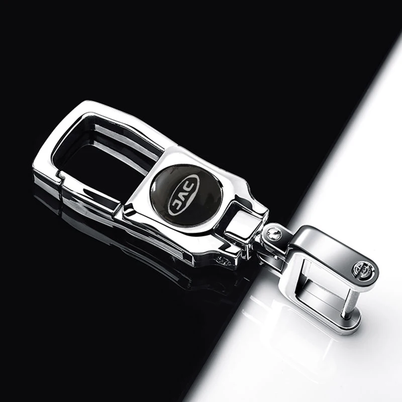 

Metal car keyring keychain for JAC JIAYUE J7 A5 X4 X7 IC5 IEV7S S3 T8 Refine S4 S7 M6 E20x E40x With JAC logo Accessories