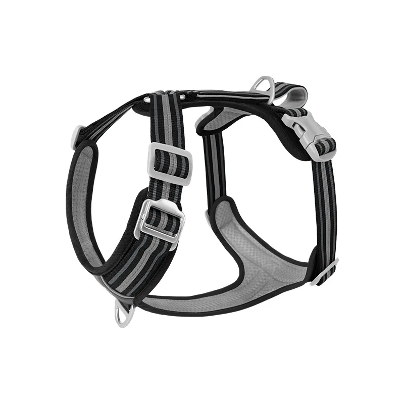 Premium Reflective Dog Harness with Dual Handles & Quick Release Buckle, Adjustable and No-Pull Design