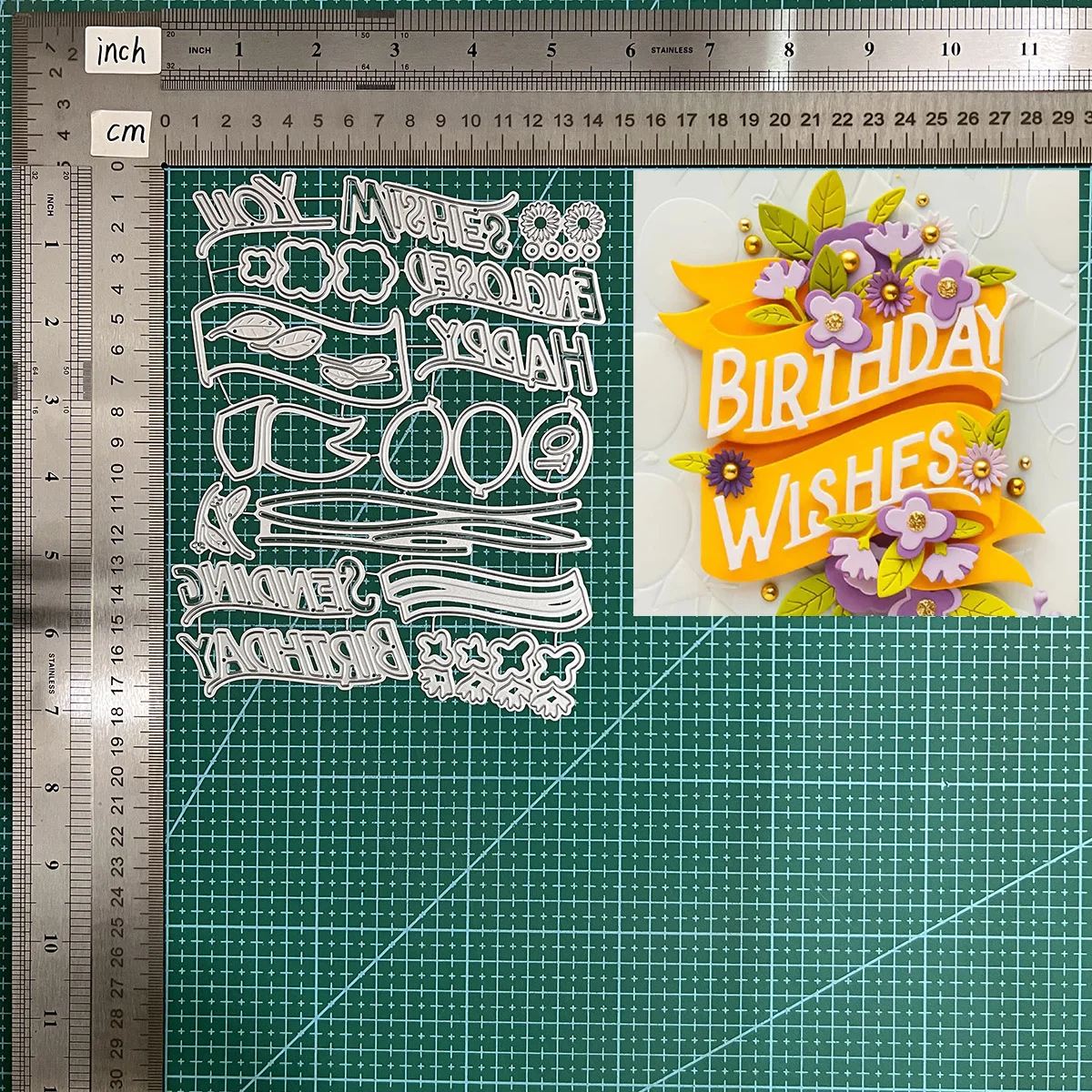 

Новинка 2023, металлические штампы, баннер на день рождения, набор штампов для «сделай сам», штамп для скрапбукинга, штамповочные бумажные карты, рельефное изделие