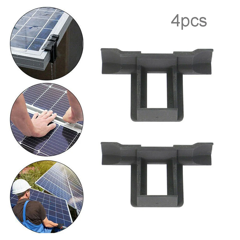 4 Pz 30/35/40Mm Pannello Solare Clip Di Drenaggio Dell'Acqua Per Tetto Pannello Fotovoltaico Fotovoltaico Acqua Drenata Via Clip Alimentatori Solari