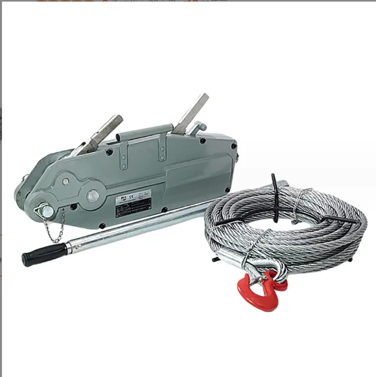 

1.6t 3.2t 5.4t aluminum alloy shell portable manual lift Manual winch tractor Wire rope traction hoist