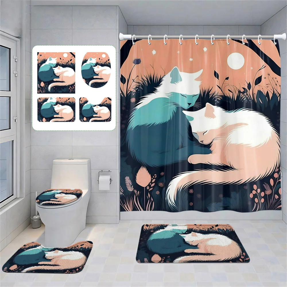 Tenda Da Doccia Verde Antimuffa Impermeabile Con 12 Ganci Ad Asciugatura Rapida Ponderata 180 X 180 Cm In Poliestere Per Vasca Da Bagno | Leroy Merlin - Foto 9