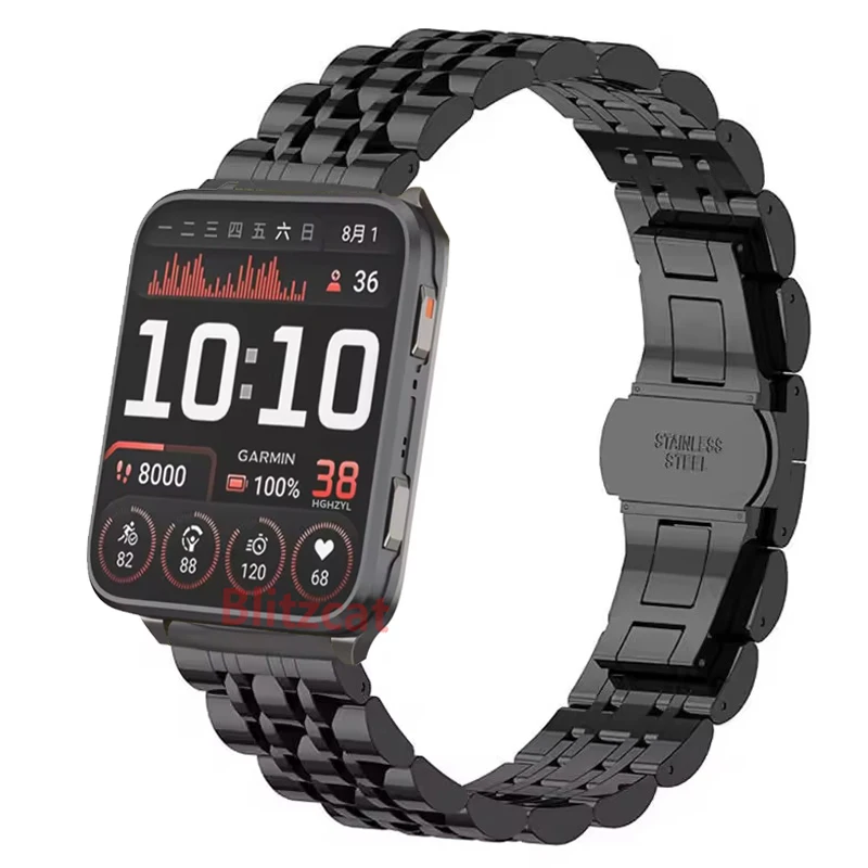Premium Stainless Steel Watch Bracelet Strap for Smartwatches - Metal Wristband Replacement