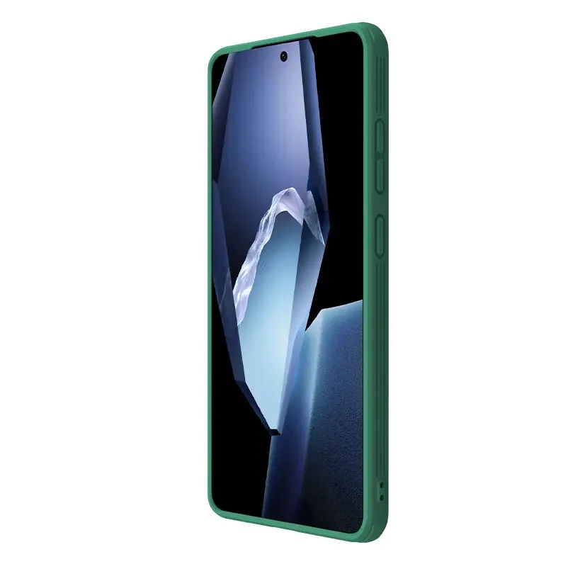 NILLKIN Magnetic Case with Privacy Slider and Anti-Drop Protection, Oil-Resistant Slim Fit Design