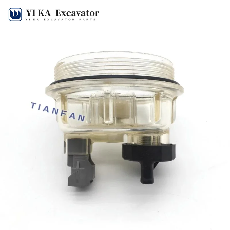 

For Hitachi ZAX200 210 360-5A oil-water separator filter cup with sensor, transparent water accumulation cup excavator