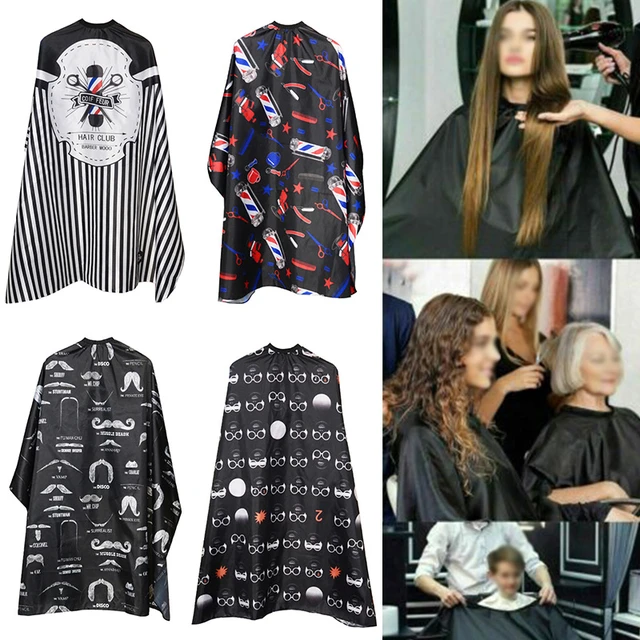 Comfortable Haircut Cape,Stylish Pattern Hair Cutting Cape Cloth Waterproof  Hairdressing Apron Barber Shop Accessories,Hair Cutting Cape : :  Home Improvement