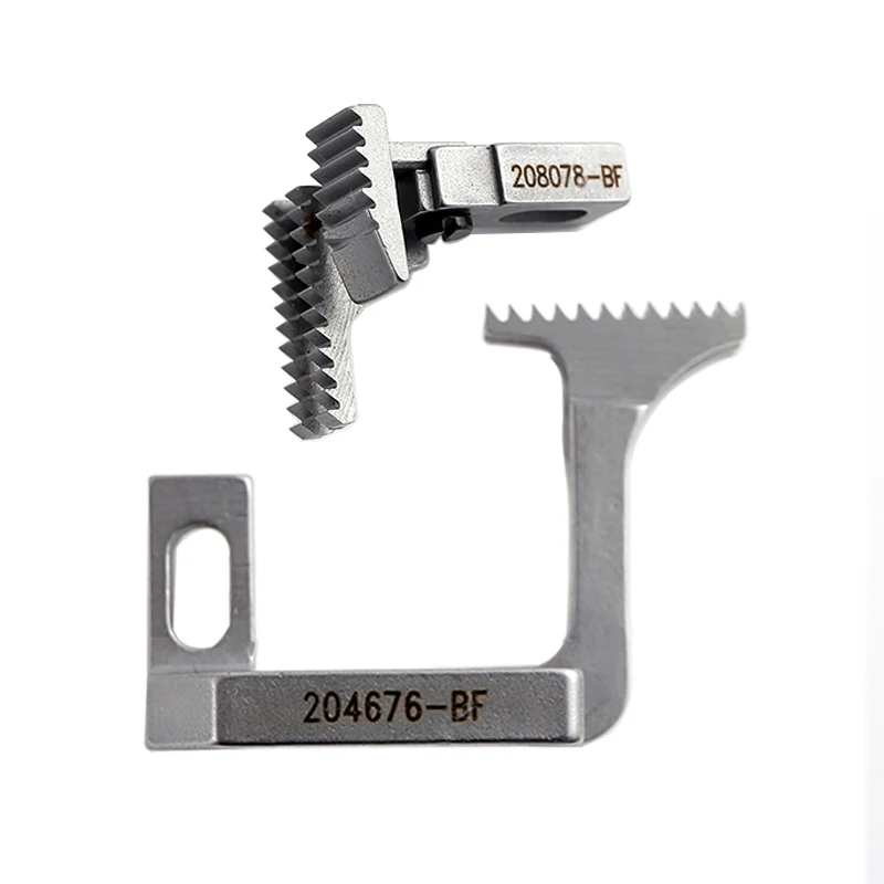 Sewing Machine Parts 202554E Line 4 Trimming Machine Over Sealing Machine Parts Needle Plate Feed Dog Gauge Set Suitable PEGASUS 3