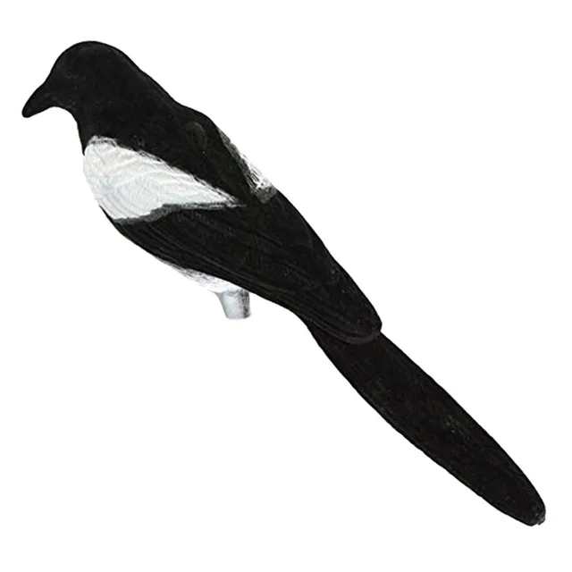 3D Élethűséges Reális Magpie Vadászcímkék Műanyag Csalók Nagyfelbontású Desigg A Szabadtéri Vadászat Madarakhoz. - Image 3