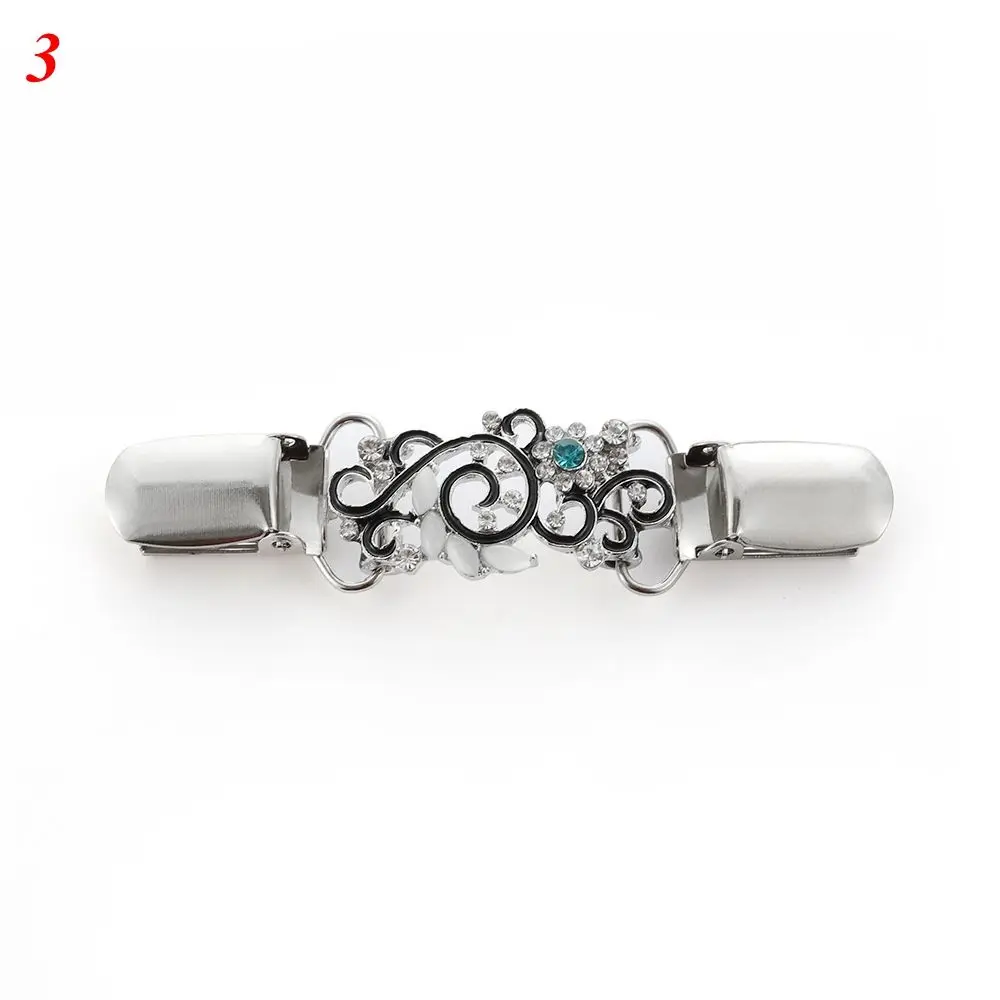 4 Clip Per Abiti Retro In Lega Di Zinco – Fermaglio Per Maglione, Cardigan, Scialle E Camicia – Design Floreale – Spilla Ferma-abito Per Donna