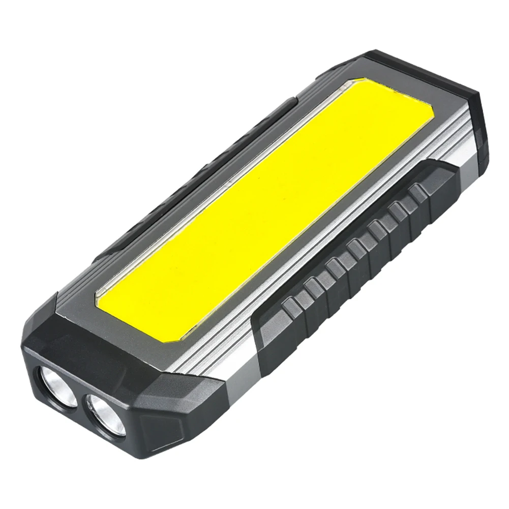 LED COB Flashlight Multifunctional with Magnet Emergency Flashlight Dimmable Service Work Light Waterproof for Outdoor Equipment