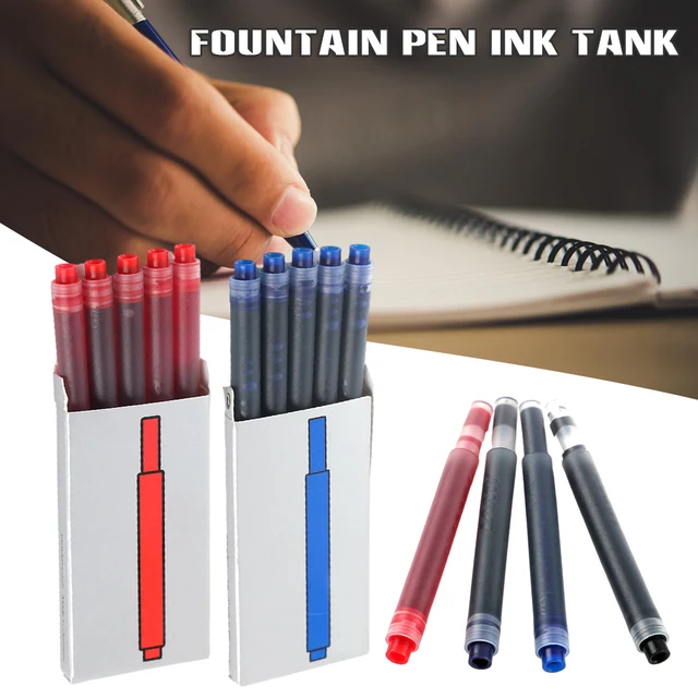 Smooth Writing with 5Pcs T10 Ink Cartridge Fountain Pen Ink Cartridges