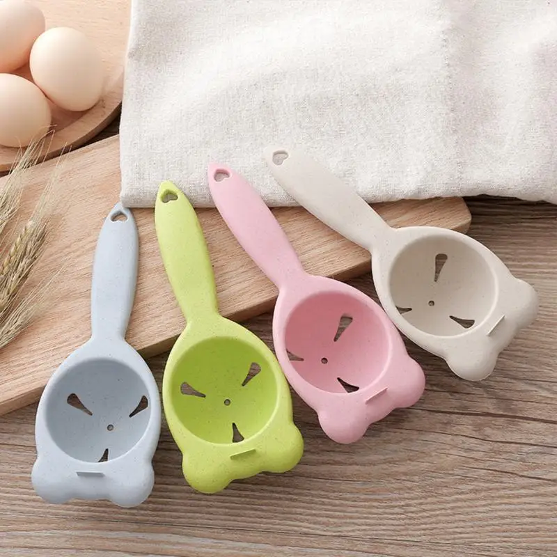 1/2/3PCS Egg White Separator Kitchen Baking Separator Tool Wheat Straw Mini Kitchen Gadgets Egg Yolk White Separators Food Grade